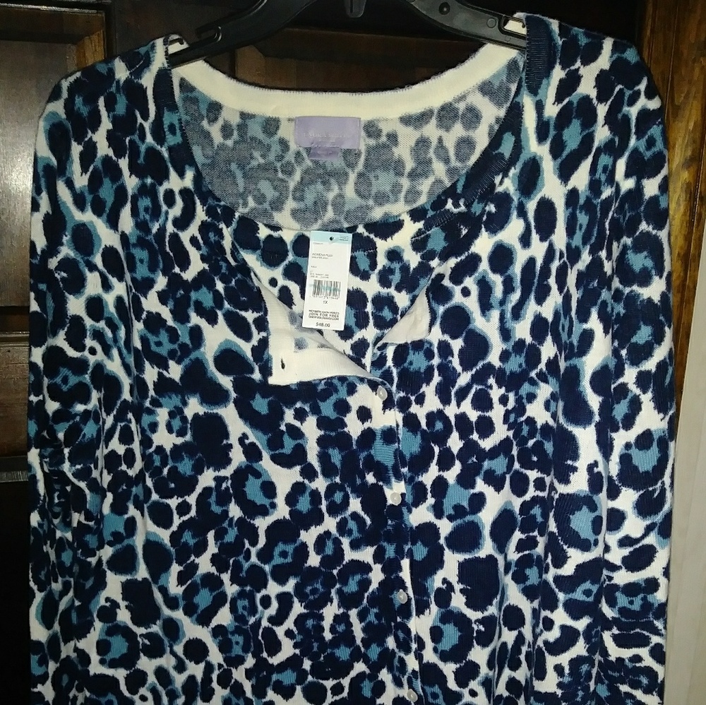 Laura Scott leopard sweater